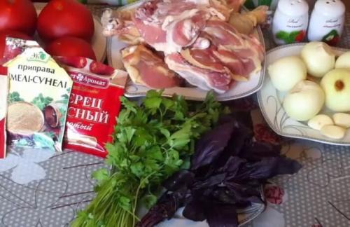 Чахохбили из курицы с томатной пастой. Чахохбили из курицы по-грузински: классический рецепт