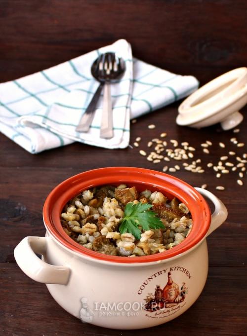 Перловка с ребрышками и грибами. 19 Перловка с ребрышками и грибами. 19