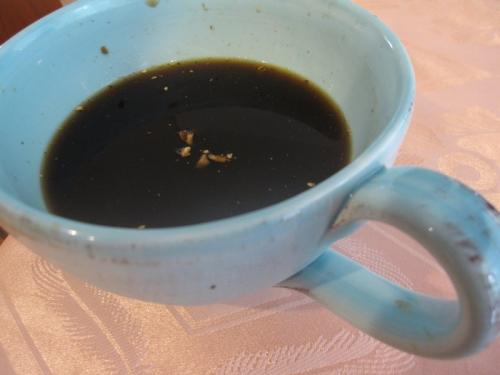 Перловка с ребрышками и грибами.