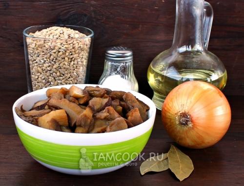 Перловка с ребрышками и грибами. 12 Перловка с ребрышками и грибами. 12