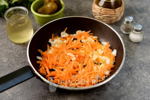 Рассольник со свиными рёбрами и перловой.. Перловый 15 Рассольник со свиными рёбрами и перловой.. Перловый 15