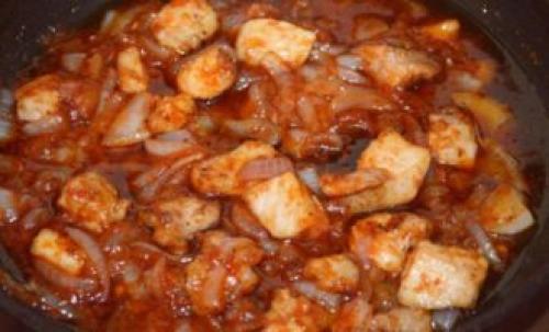 Перловка с мясом в духовке в казане. Со свининой