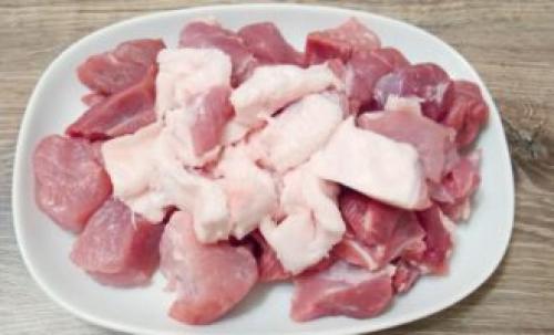 Перловка с мясом в духовке в казане. Со свининой