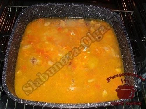 Перловка с мясом в духовке. Перловая каша с мясом и овощами в духовке