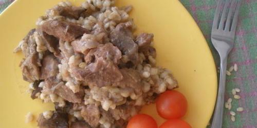 Перловка с мясом в духовке. Перловая каша с мясом и овощами в духовке 26 Перловка с мясом в духовке. Перловая каша с мясом и овощами в духовке 26