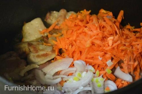 Свиная грудинка с перловкой. Перловый плов со свиной грудинкой 06 Свиная грудинка с перловкой. Перловый плов со свиной грудинкой 06