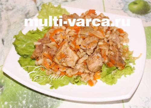 Перловая каша с свиными ребрышками в мультиварке. Свинина с перловкой в мультиварке 08 Перловая каша с свиными ребрышками в мультиварке. Свинина с перловкой в мультиварке 08