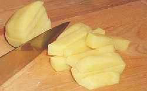 Картофель дольками, как нарезать. Нарезка картофеля — разные виды