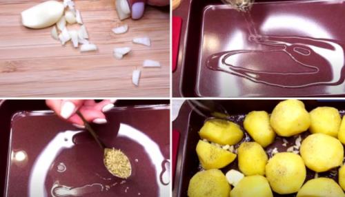 Тaйна вкусного картофеля по-деревенски.. Картошка по-деревенски в духовке, без кожуры с хрустящей корочкой