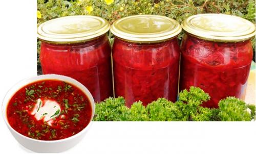 Украинская заправка для борща на зиму. Заправка для борща на зиму: 10 очень вкусных рецептов