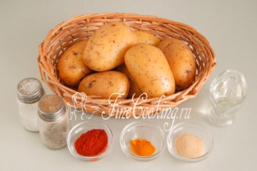 Картошка дольками запеченная в духовке. 16 Картошка дольками запеченная в духовке. 16