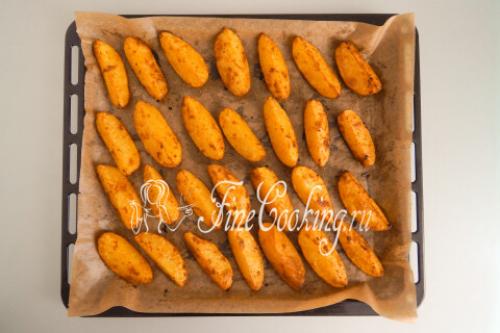 Картошка дольками запеченная в духовке. 20 Картошка дольками запеченная в духовке. 20