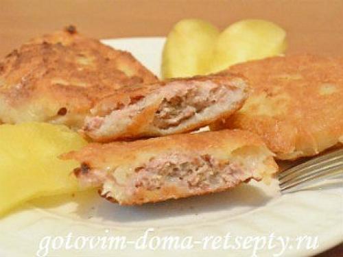 Драники из пюре с фаршем. Навигация по записям
