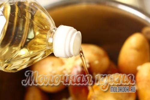 Картошка с кожурой в духовке. 