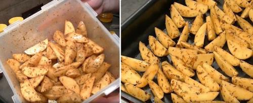 Картошка по-деревенски в духовке с кожурой – пошаговый рецепт