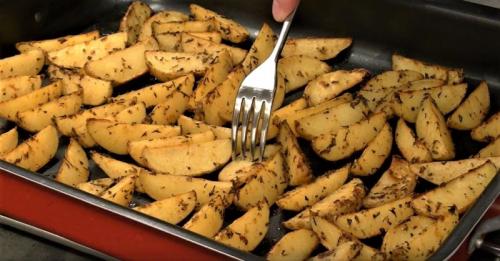 Картошка по-деревенски в духовке с кожурой – пошаговый рецепт