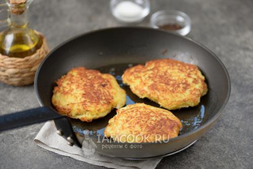Драники из картофельного рецепт из пюре. Самый простой рецепт на сковороде 24