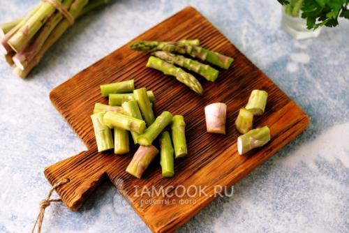 Ризотто с креветками и белыми грибами в сливочном соусе. Ризотто со спаржей, грибами и креветками 04 Ризотто с креветками и белыми грибами в сливочном соусе. Ризотто со спаржей, грибами и креветками 04