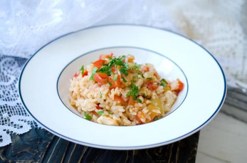 Ризотто в сливочном соусе рецепт. Ризотто с курицей в сливочном соусе. Рецепт в мультиварке, на сковороде без вина