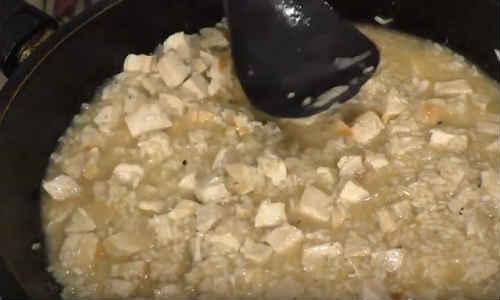 Ризотто с курицей в сливочном соусе. Ризотто с курицей — лучшие классические рецепты