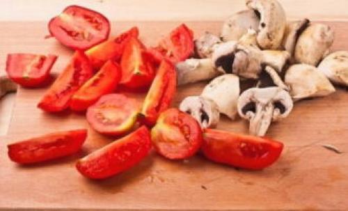 Овощи, запеченные в духовке