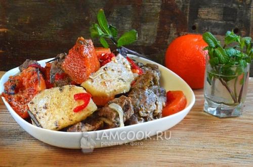 Говядина с овощами в рукаве в духовке. Говядина в рукаве 08 Говядина с овощами в рукаве в духовке. Говядина в рукаве 08