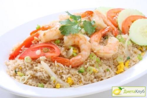 Рис с креветками и грибами. Рис с креветками для души и фигуры