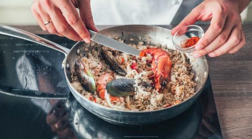 Сливочное ризотто с морепродуктами. Ризотто с морепродуктами по классическому итальянскому рецепту 32