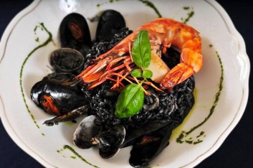 Ризотто с мидиями и грибами. Ризотто с морепродуктами: 2 красочных блюда