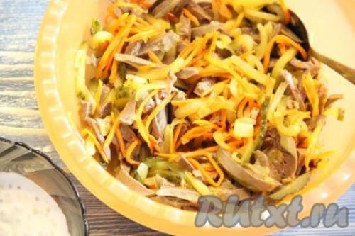 Салаты из свиного сердца. Салат со свиным сердцем, шампиньонами, кукурузой и сладким перцем 23 Салаты из свиного сердца. Салат со свиным сердцем, шампиньонами, кукурузой и сладким перцем 23