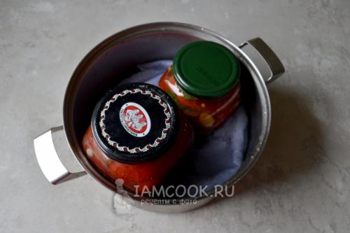 Айвар по-сербски из запеченного красного сладкого перца. Запеченный перец по-сербски на зиму (Айвар) 10 Айвар по-сербски из запеченного красного сладкого перца. Запеченный перец по-сербски на зиму (Айвар) 10