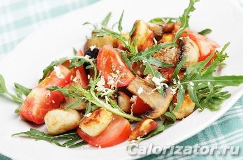 Какие ингредиенты необходимы для салата Цезарь с курицей и грибами. Цезарь с курицей и шампиньонами