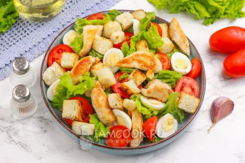 Салат Цезарь с Курицей и Грибами: Простой и Вкусный Рецепт 18