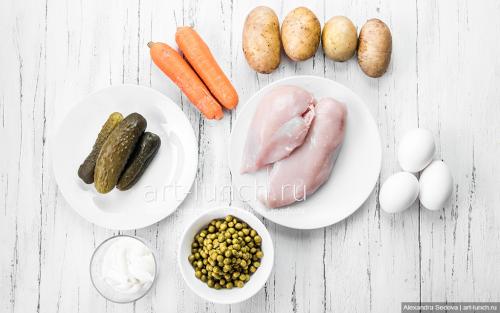 Сколько времени требуется для приготовления салата. Салат Столичный