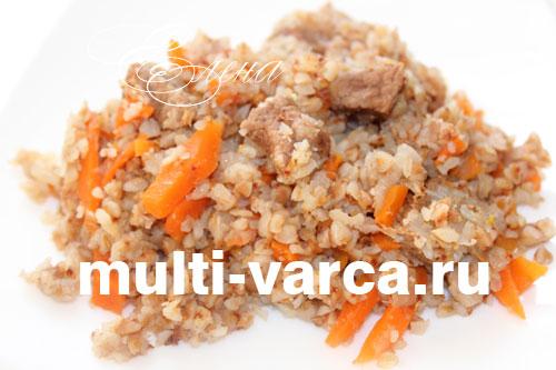 Гречка по-купечески с говядиной в мультиварке. Гречка с мясом по-купечески в мультиварке