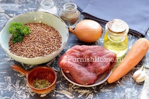 Гречка по-купечески с говядиной 01 Гречка по-купечески с говядиной 01