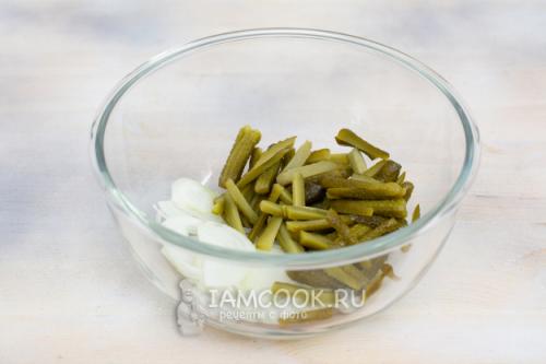 Салат из свиного или говяжьего сердца. Салат из сердца с маринованным луком 14 Салат из свиного или говяжьего сердца. Салат из сердца с маринованным луком 14