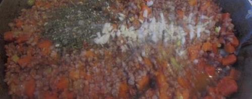 Тушеная гречневая каша с тыквой 06 Тушеная гречневая каша с тыквой 06