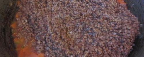 Тушеная гречневая каша с тыквой 04 Тушеная гречневая каша с тыквой 04