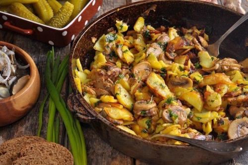 Необычные блюда из картофеля на сковороде. 20 рецептов самой вкусной жареной картошки
