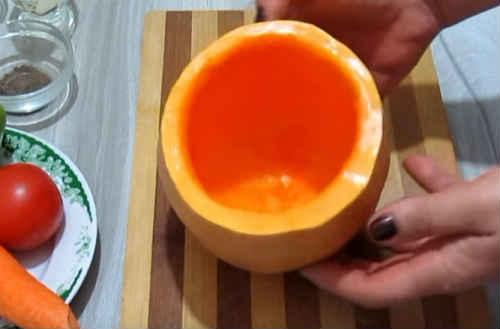 Фаршированная тыква запеченная в духовке с гречкой и мясом. Тыква, фаршированная мясом, запеченная в духовке — 3 лучших рецепта