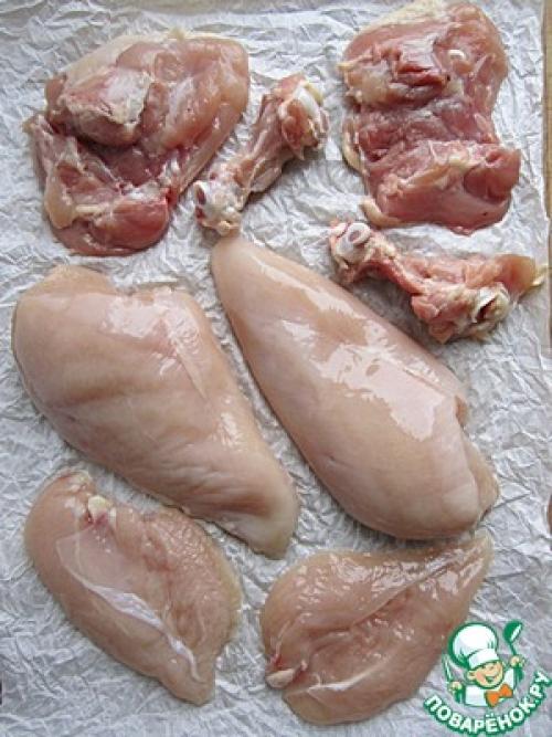 Как приготовить курицу для салата, чтобы она была сочной и ароматной. Куриное мясо для салатов