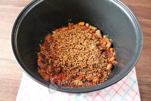 Ароматная гречка с тыквой и мясом в мультиварке. Простая гречневая каша с тыквой, приготовленная в мультиварке 07 Ароматная гречка с тыквой и мясом в мультиварке. Простая гречневая каша с тыквой, приготовленная в мультиварке 07