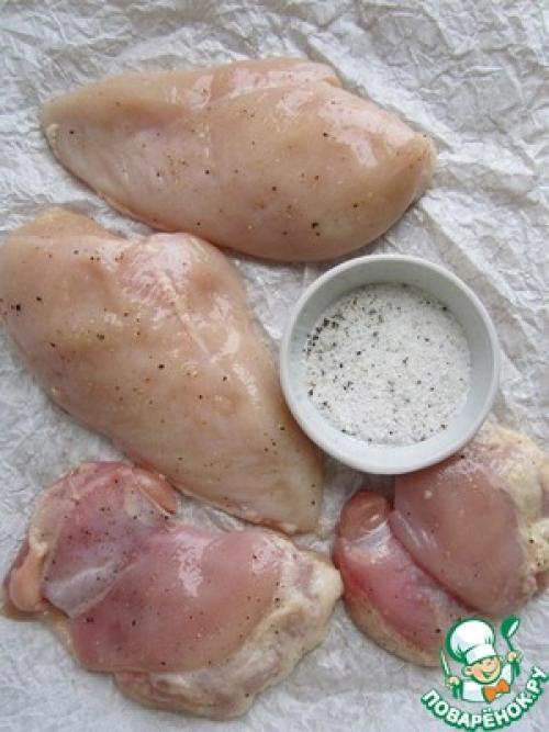 Как правильно подготовить курицу для салата. Куриное мясо для салатов