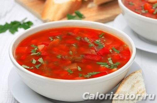 Диетический Борщ в мультиварке. Летний Борщ без мяса в мультиварке