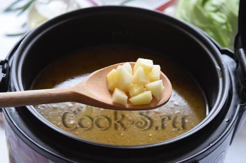 Борщ без мяса в мультиварке. Борщ в мультиварке (без мяса) 06