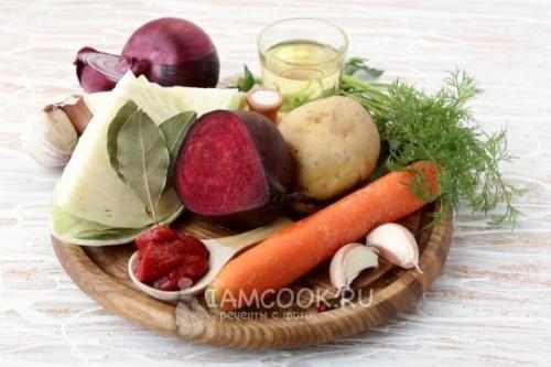 Борщ без мяса в мультиварке. Борщ в мультиварке (без мяса) 14