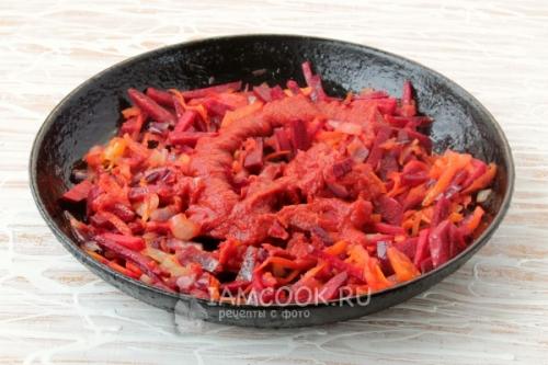 Борщ без мяса в мультиварке. Борщ в мультиварке (без мяса) 20