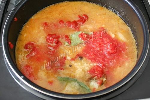 Борщ без мяса в мультиварке. Борщ в мультиварке (без мяса) 31