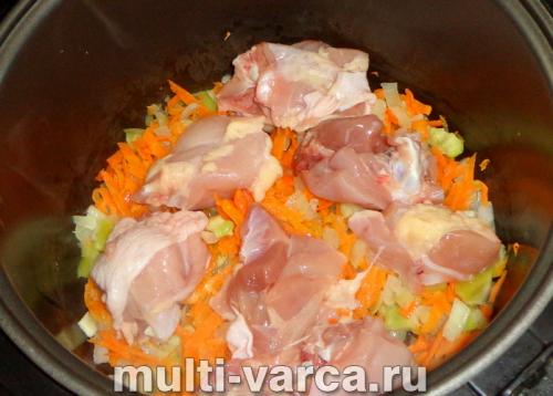 Борщ в мультиварке с курицей без зажарки. Борщ с курицей в мультиварке 27